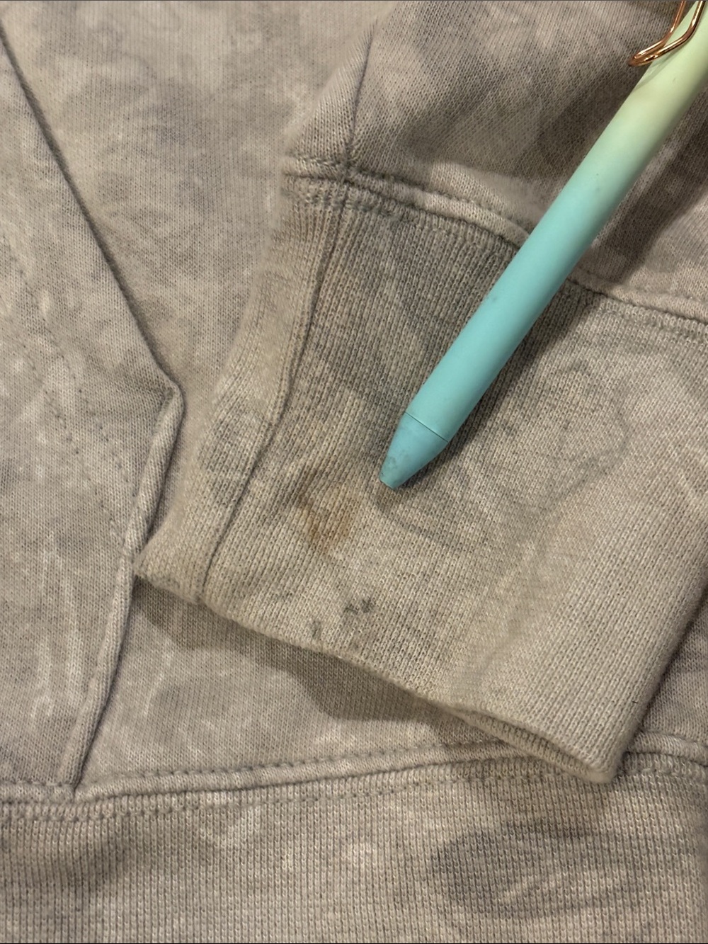 American Eagle Outfitters Light Gray Floral Hoodie - Picture 2 of 5